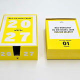 Verlag Hermann Schmidt Abreißkalender “Was ich mich frage” 2027 | Verlag Hermann Schmidt