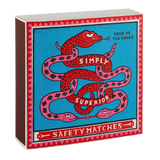 Archivist Lange Streichhölzer „Year of the Snake“ | in Square Matchbox | Archivist