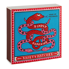 Archivist Lange Streichhölzer „Year of the Snake“ | in Square Matchbox | Archivist