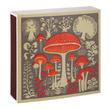 Archivist Lange Streichhölzer „Mushroom Matches“ | in Square Matchbox | Archivist