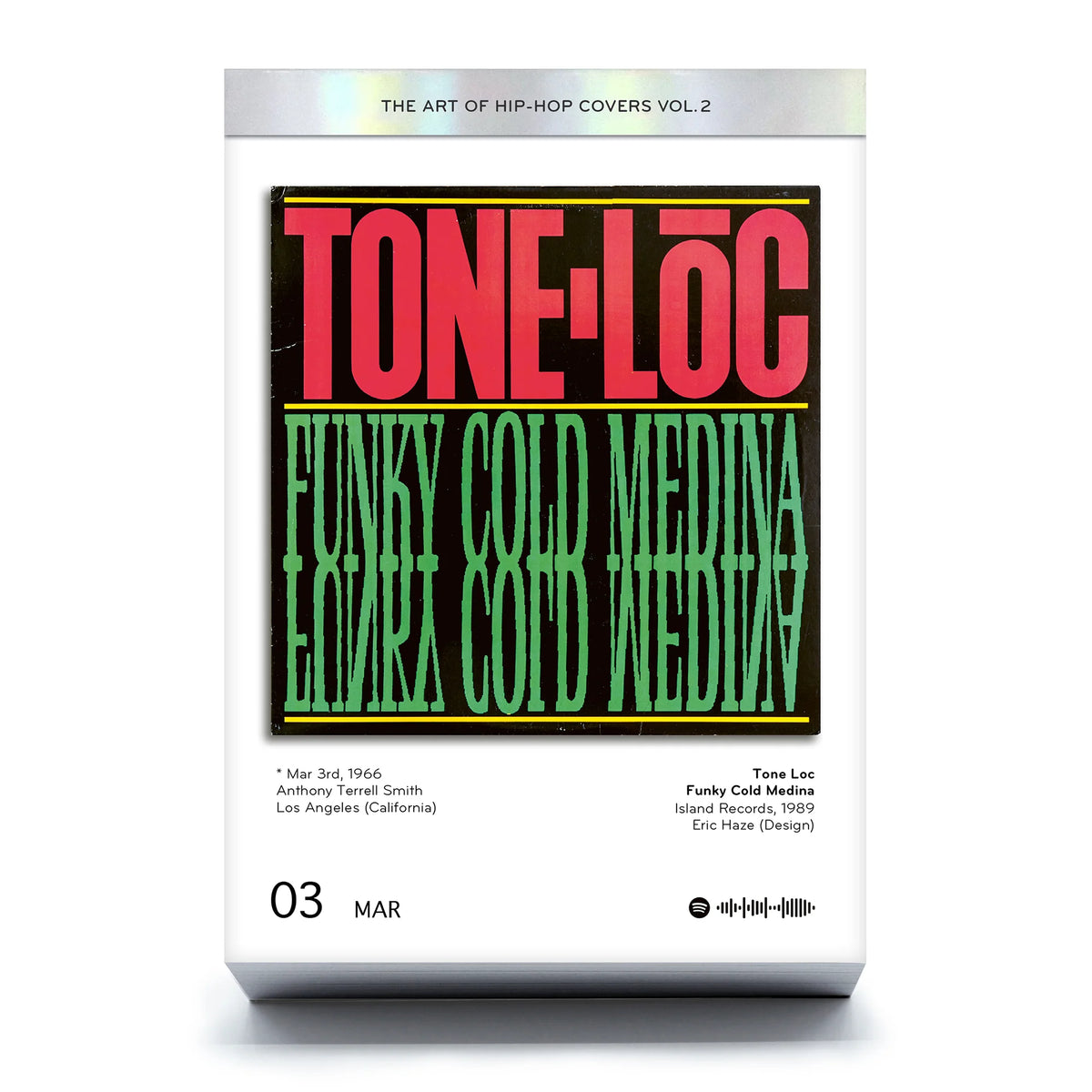 Seltmann Publishers Abreißkalender “Hip Hop Covers Vol. 2” | Rap trifft Design | Seltmann Publishers