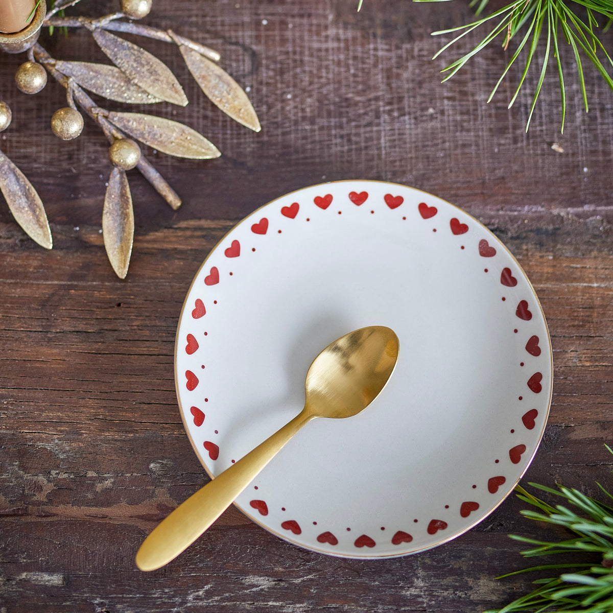 Bloomingville Teller “Jolly Hearts” 16cm | Bloomingville