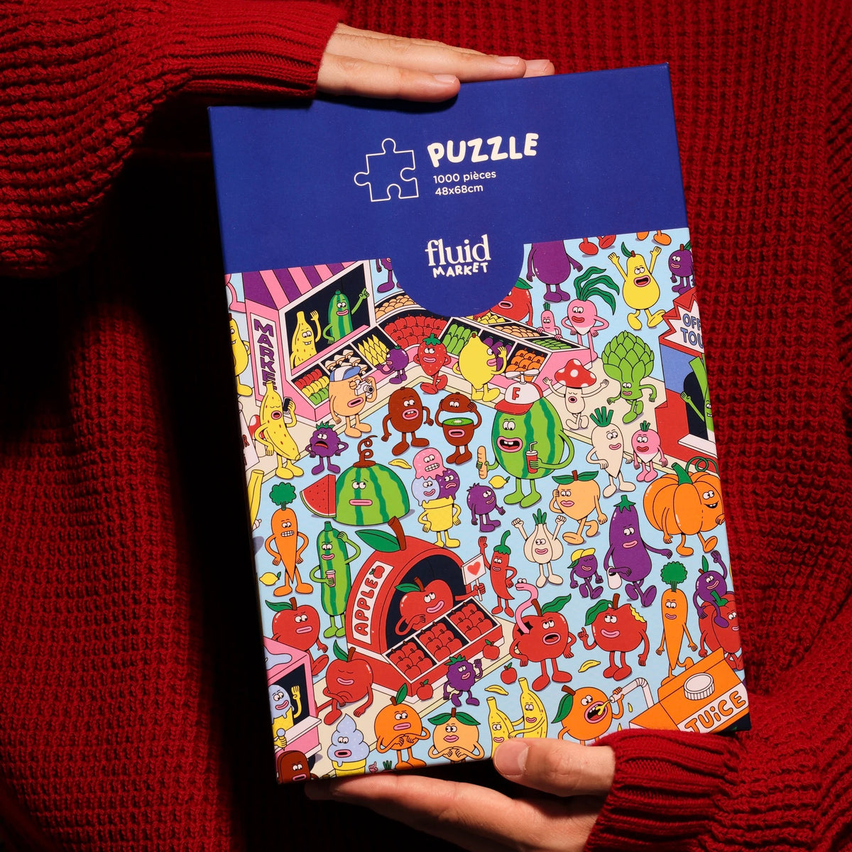 Puzzle “Market” | 1000 Teile | Fluid Market