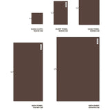 BONGUSTA Gästehandtuch „Naram Coffee 30×50 cm“ | Warm & einladend | BONGUSTA