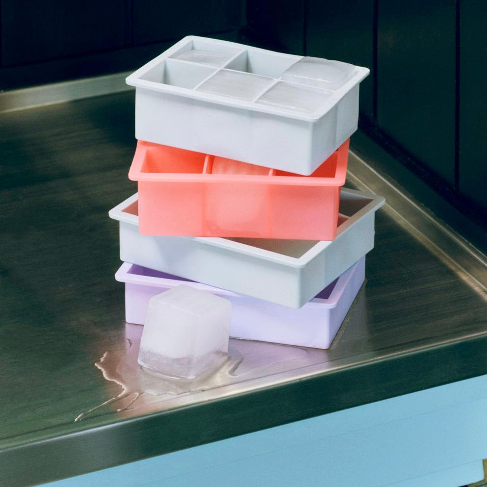 HAY Eiswürfelform „6 Cubes XXL Pink“ | Extra groß & cool | HAY
