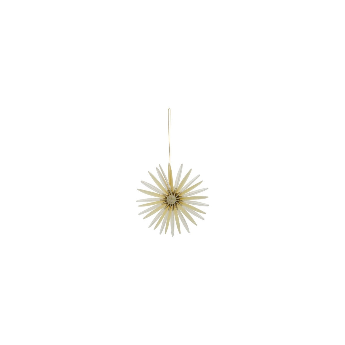 House Doctor Weihnachtshänger “Stari Off White Champagne” 6er-Set | House Doctor