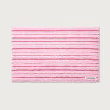 BONGUSTA Badematte BONGUSTA “Pink & Ski Patrol” | 50x80cm Baumwolle | Farbharmonie & Komfort
