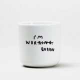 YAHYA Studio Becher „I'm Workqueen“ | Für Power-Frauen, die alles geben | YAHYA Studio