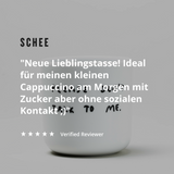 YAHYA Studio Becher „Please Don't Talk to Me“ | Witziger Spruch | YAHYA Studio