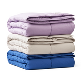 BONGUSTA Decke „Puffy Blanket Dove Grey“ | Weiche Steppdecke | Bongusta