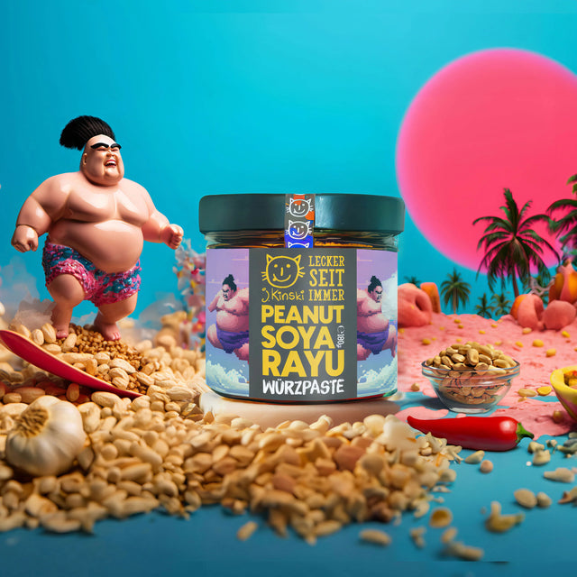 J. Kinski Würzpaste "Peanut Soya Rayu" (180g) | J. Kinski | Bio Gewürz-Crunch