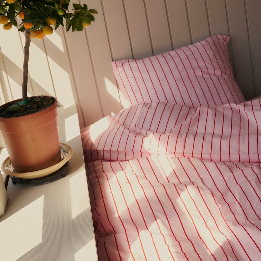 BONGUSTA Bettwäsche-Set “Baby Pink & Ski Patrol” 140×200cm + 80×80cm | BONGUSTA