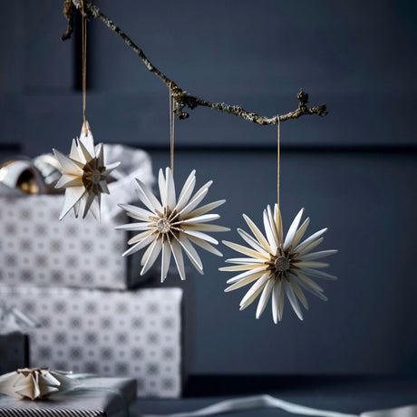 House Doctor Weihnachtshänger “Stari Off White Champagne” 6er-Set | House Doctor