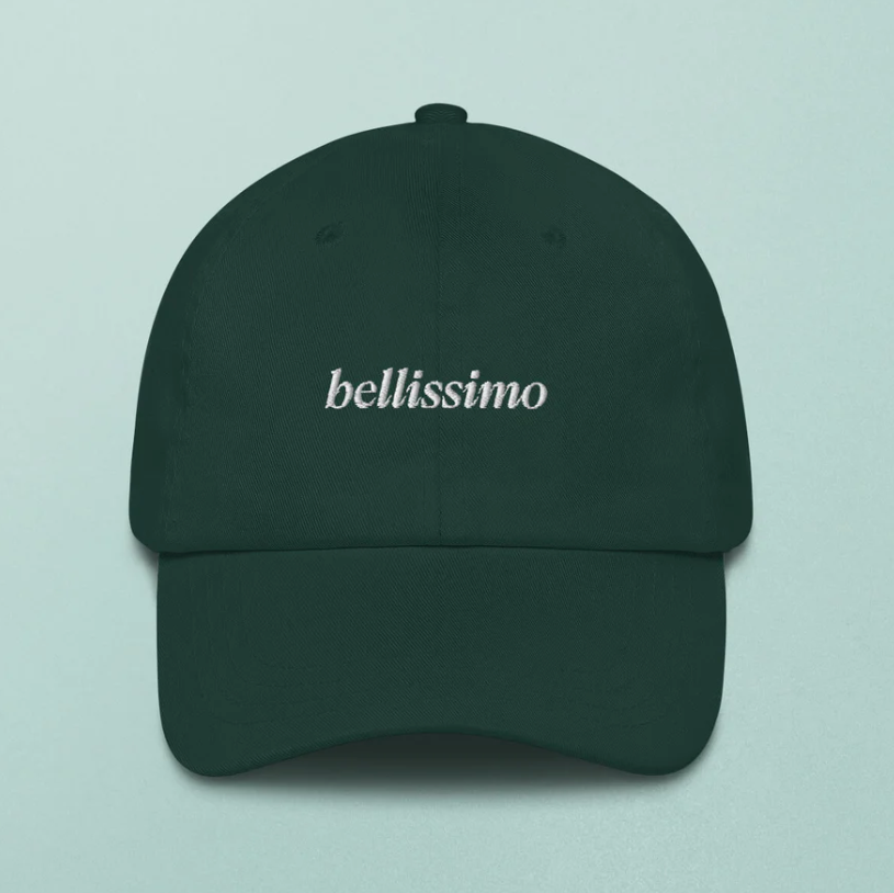 Viel Spass Studio Cap "Bellissimo" studio ciao | Grün | 100% Baumwolle