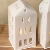 Lichthaus “Walmdach” | Porzellan Windlicht | räder
