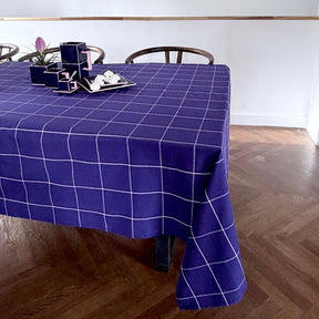 Table Machine Tischdecke “Tile” 200 x 150 cm Blue & Pink | Statement Design | Table Machine