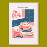 Ohh Deer Grußkarte “Happy Birthday Cake” | Süßer Geburtstagsklassiker | Ohh Deer