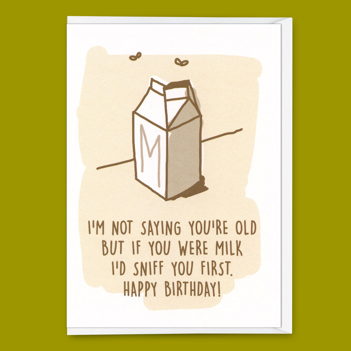 Deli Cards Grußkarte "If you were milk" | Lustige Klappkarte mit Spruch zum Geburtstag