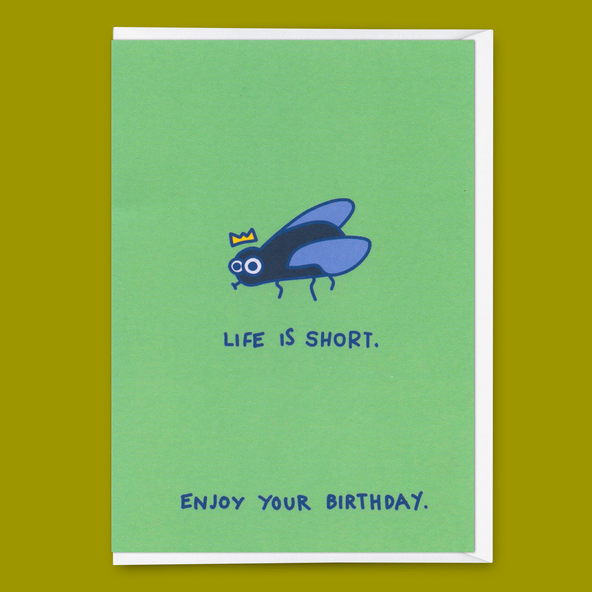 Deli Cards Grußkarte "Life is short" | Lustige Klappkarte zum Geburtstag