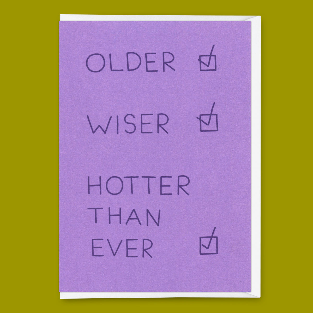 Deli Cards Grußkarte "Hotter than ever" | Lustige Klappkarte zum Geburtstag