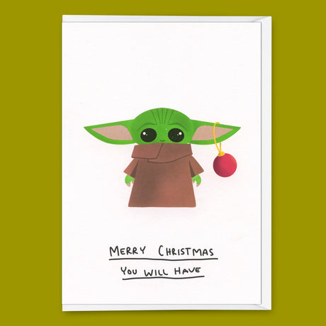 Deli Cards Grußkarte "Merry Christmas you will have" | Lustige Klappkarte zu Weihnachten
