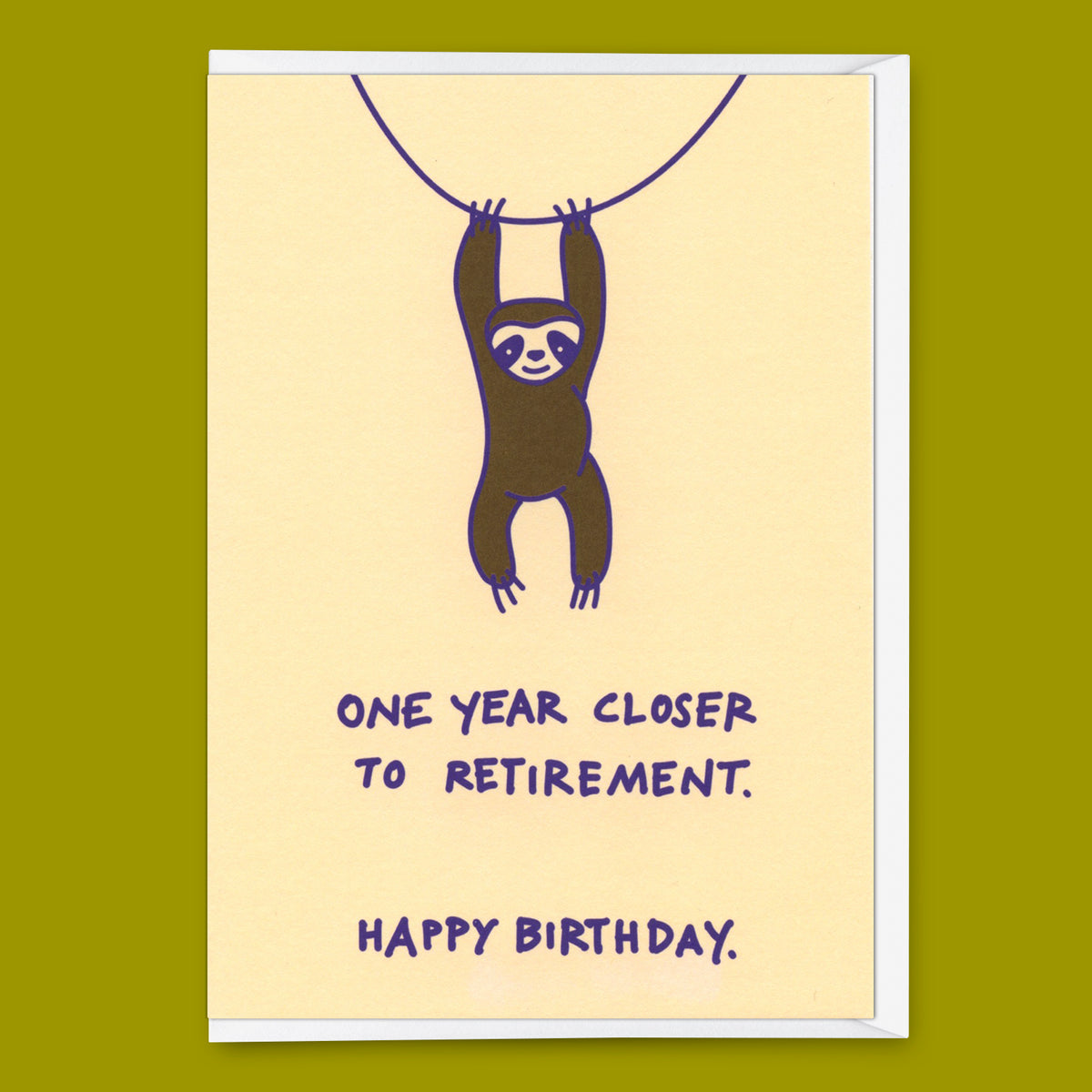 Deli Cards Grußkarte "Closer to retirement" | Lustige Klappkarte zum Geburtstag