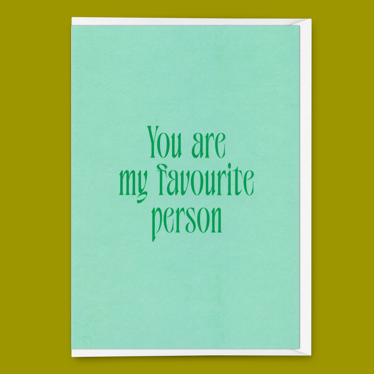 Deli Cards Grußkarte "You are my favorite person" | Schöne Klappkarte für Verliebte