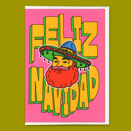Deli Cards Grußkarte "Feliz Navidad" | Besondere Klappkarte zu Weihnachten