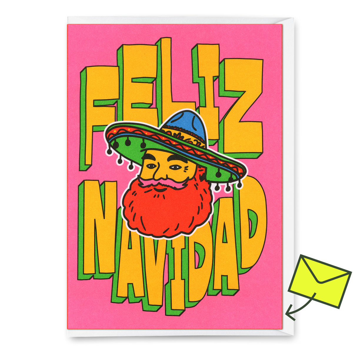 Deli Cards Grußkarte "Feliz Navidad" | Besondere Klappkarte zu Weihnachten