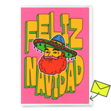 Deli Cards Grußkarte "Feliz Navidad" | Besondere Klappkarte zu Weihnachten