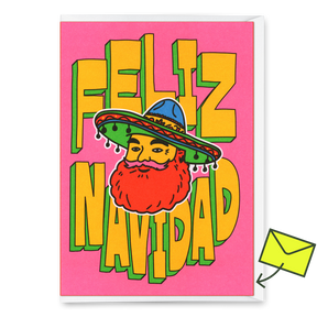 Deli Cards Grußkarte "Feliz Navidad" | Besondere Klappkarte zu Weihnachten