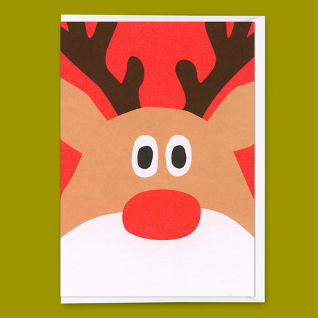 Deli Cards Grußkarte "Rentier" | Besondere Klappkarte zu Weihnachten