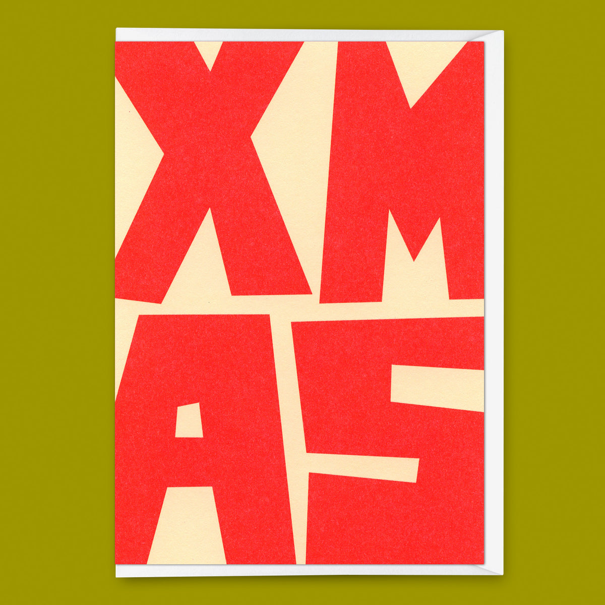 Deli Cards Grußkarte "XMAS Block" | Coole Klappkarte zu Weihnachten