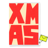 Deli Cards Grußkarte "XMAS Block" | Coole Klappkarte zu Weihnachten