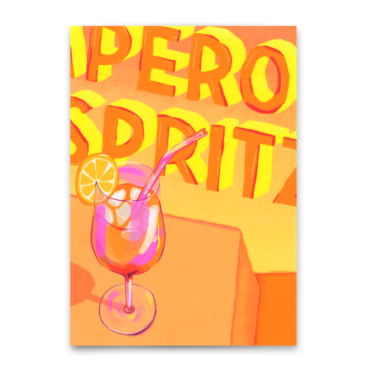 Deli Cards Postkarte "Aperol Spritz" | Coole Karte für jeden Anlass