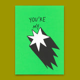 Deli Cards Postkarte "You´re my star" | Schöne Karte für jeden Anlass