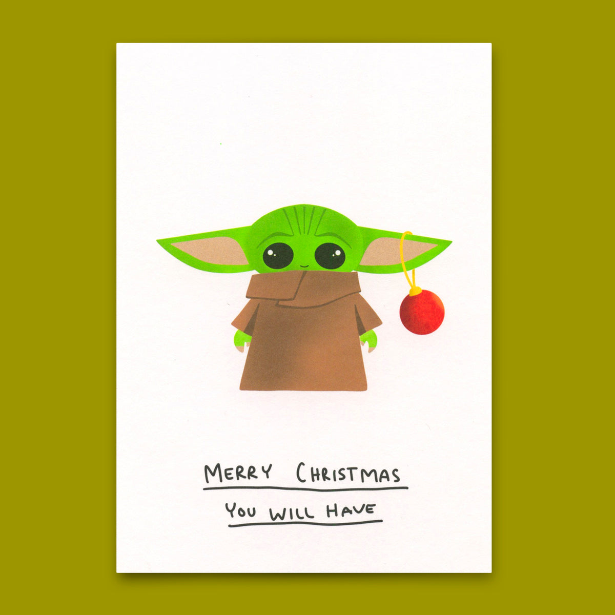 Deli Cards Postkarte "Merry Christmas you will have" | Lustige Karte zu Weihnachten