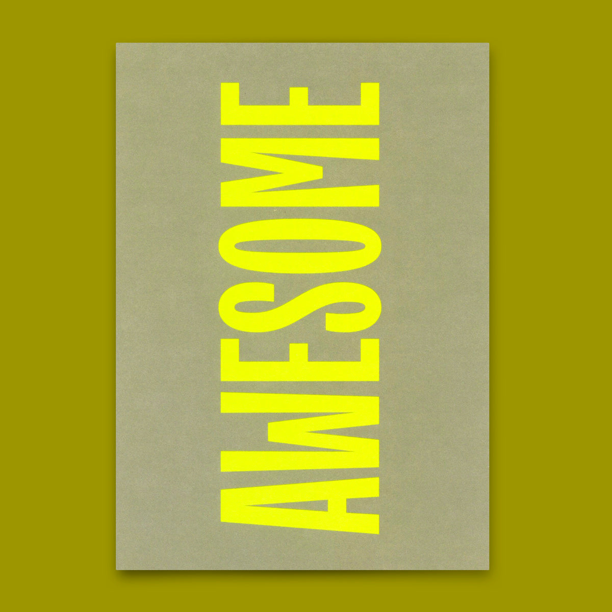 Deli Cards Postkarte "Awesome" | Schöne Karte für jeden Anlass