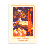 Deli Cards Postkarte "Christmas Feast" | Coole Karte zu Weihnachten