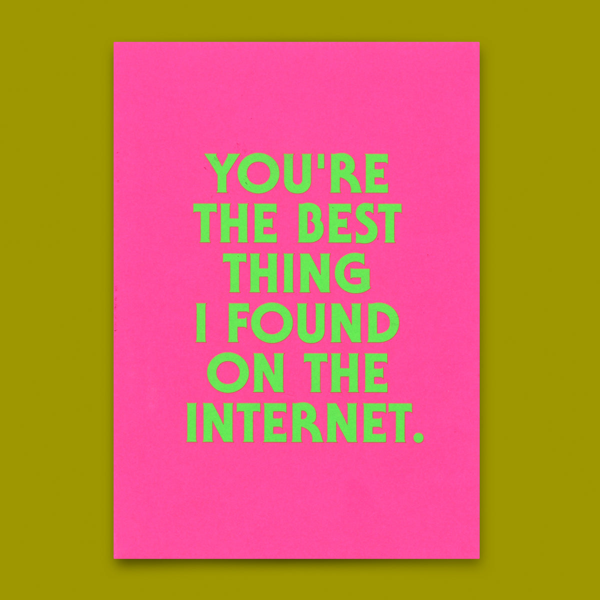 Deli Cards Postkarte "You´re the best thing" | Coole Karte für Verliebte