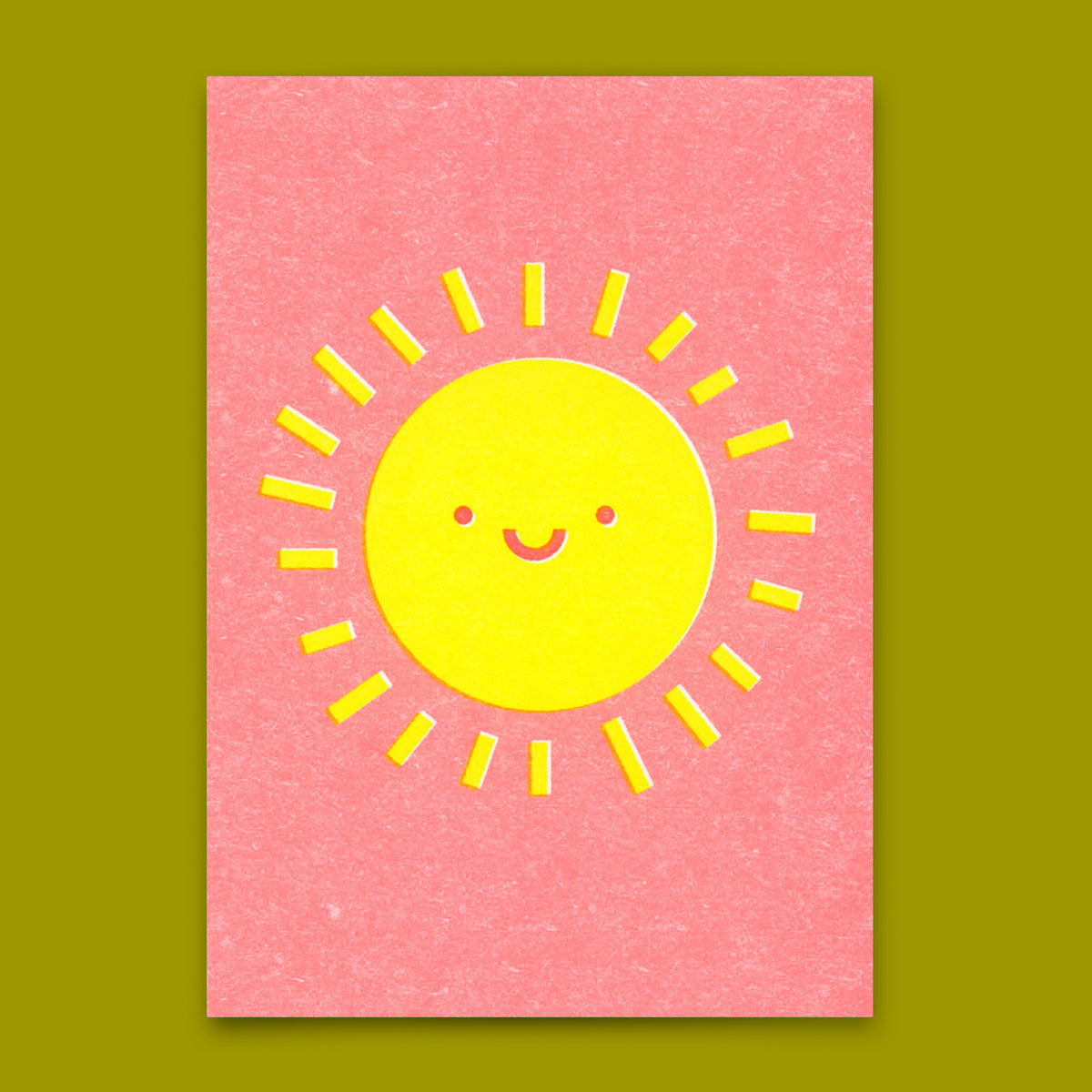 Deli Cards Postkarte "Smiling sun" | Schöne Karte für jeden Anlass