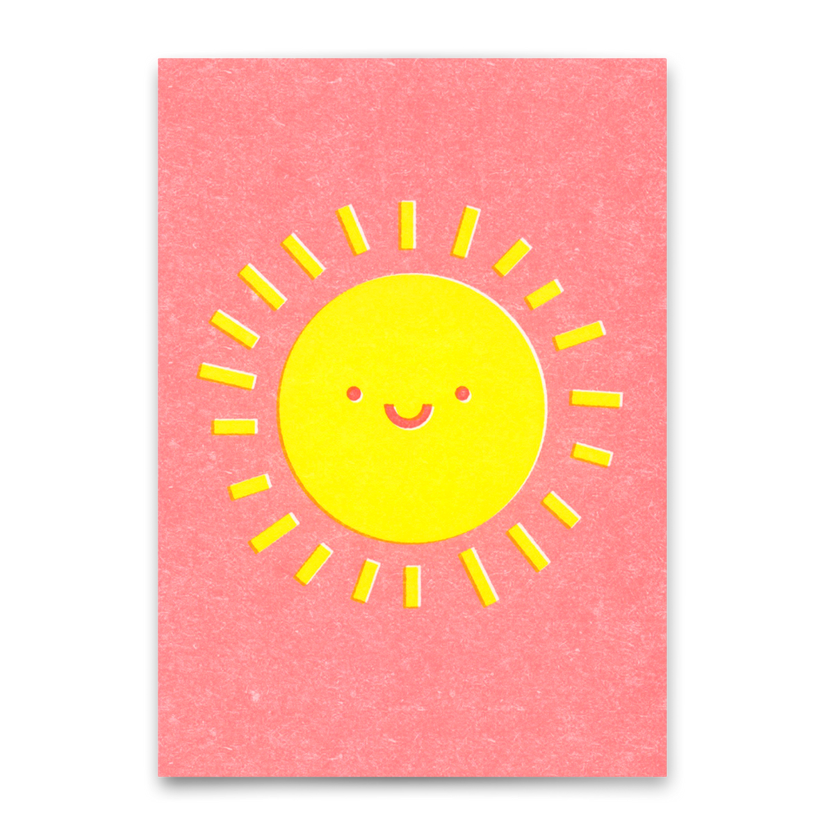 Deli Cards Postkarte "Smiling sun" | Schöne Karte für jeden Anlass