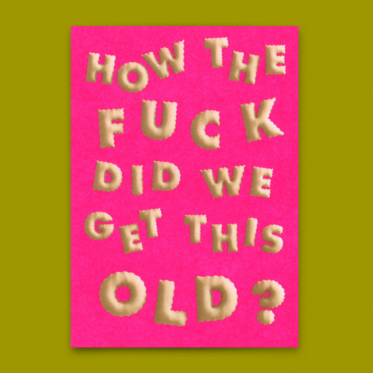 Deli Cards Postkarte "This old" | Lustige Karte zum Geburtstag