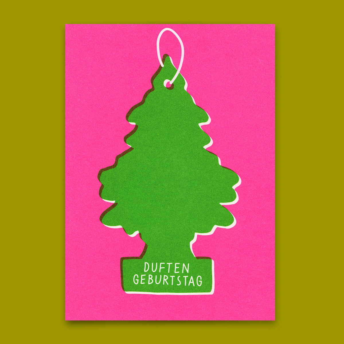 Deli Cards Postkarte "Duften Geburtstag" | Lustige Karte zum Geburtstag