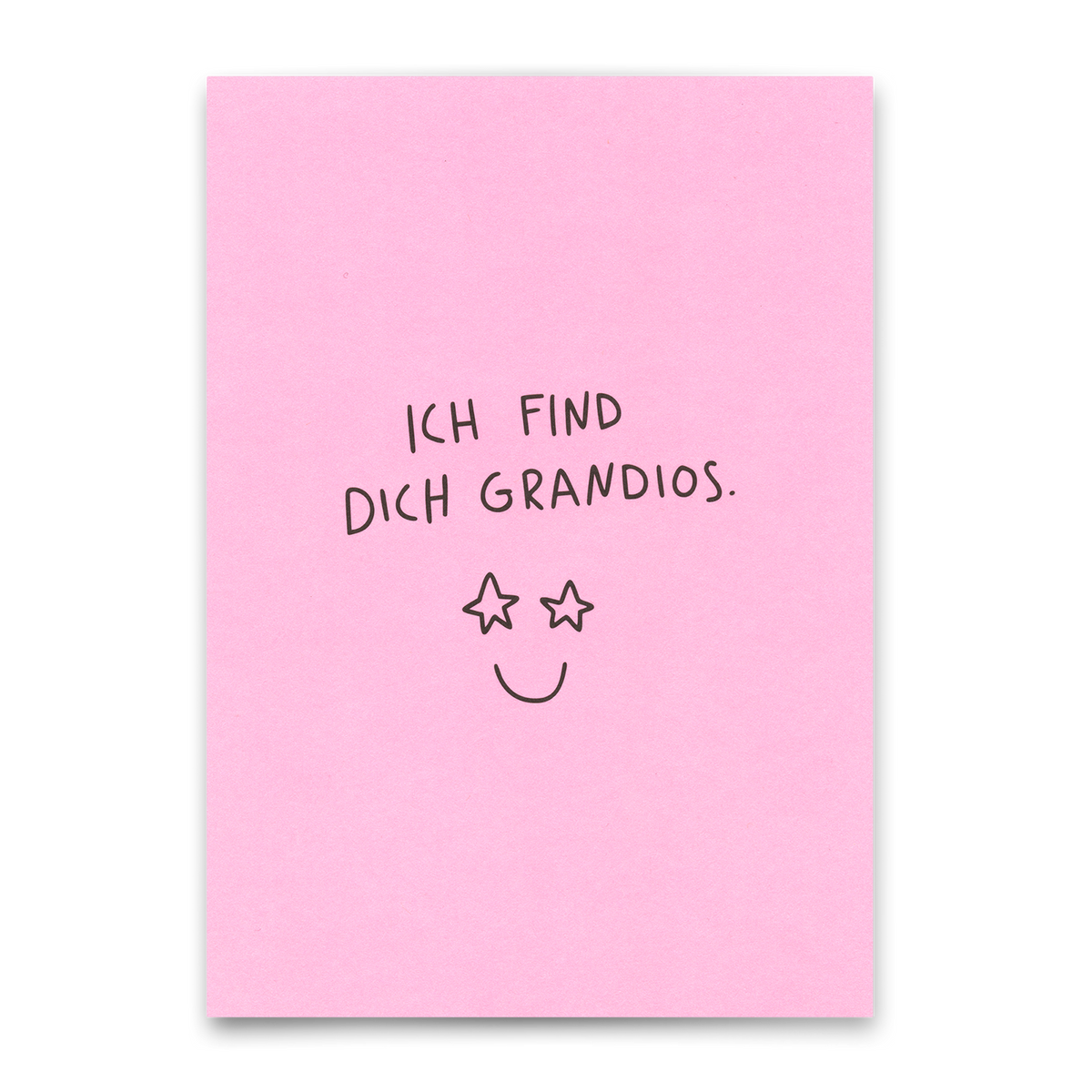 Deli Cards Postkarte "Ich find dich grandios" | Besondere Karte für Verliebte