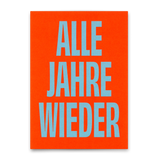 Deli Cards Postkarte "Alle Jahre wieder" | Coole Postkarte zu Weihnachten