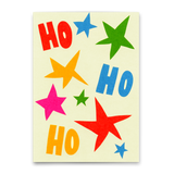 Deli Cards Postkarte "Hohoho Stars" | Coole Postkarte zu Weihnachten