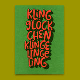 Deli Cards Postkarte "Klingglöckchen" | Schöne Postkarte zu Weihnachten