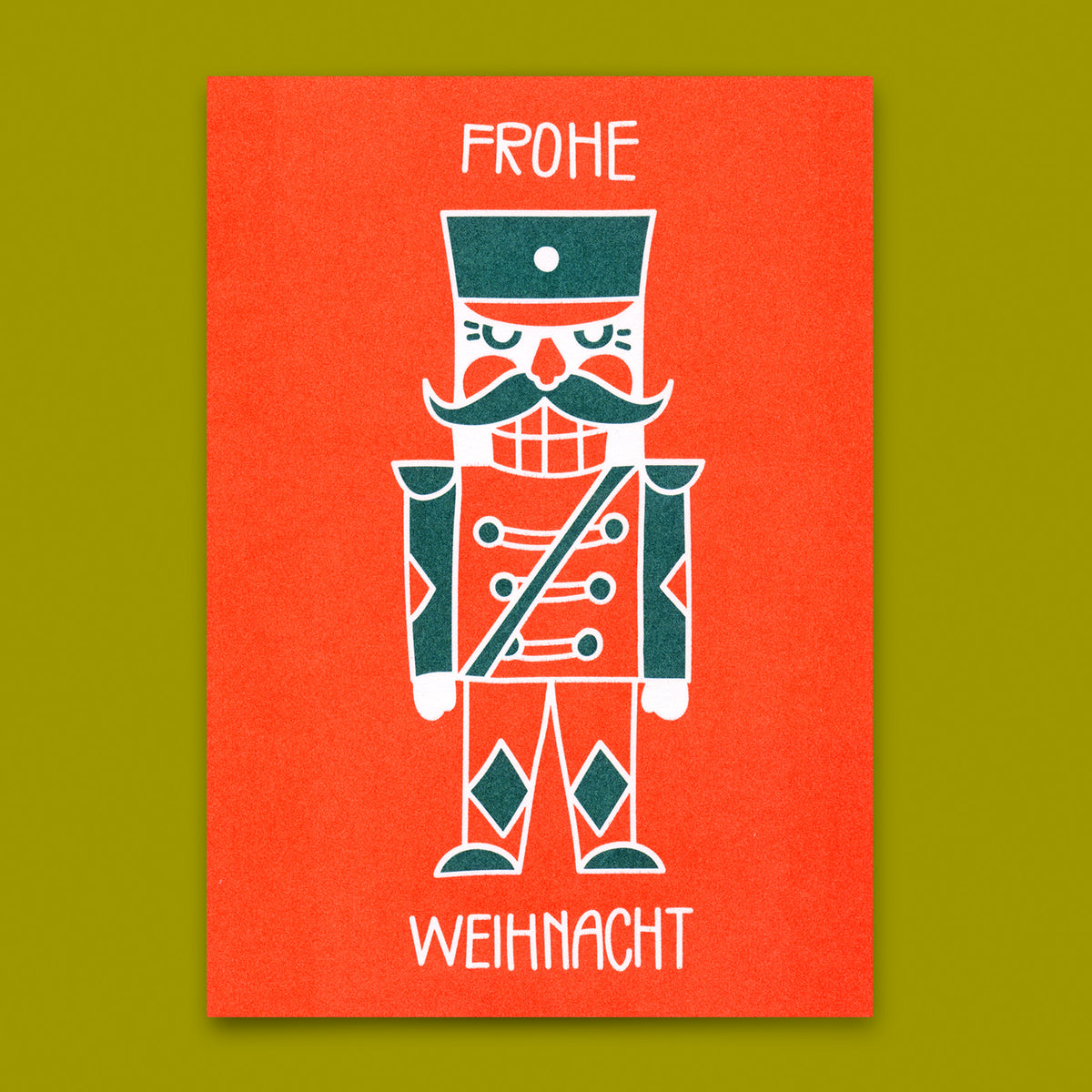 Deli Cards Postkarte "Nußknacker" | Besondere Postkarte zu Weihnachten