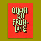 Deli Cards Postkarte "OhduFröhliche" | Schöne Postkarte zu Weihnachten